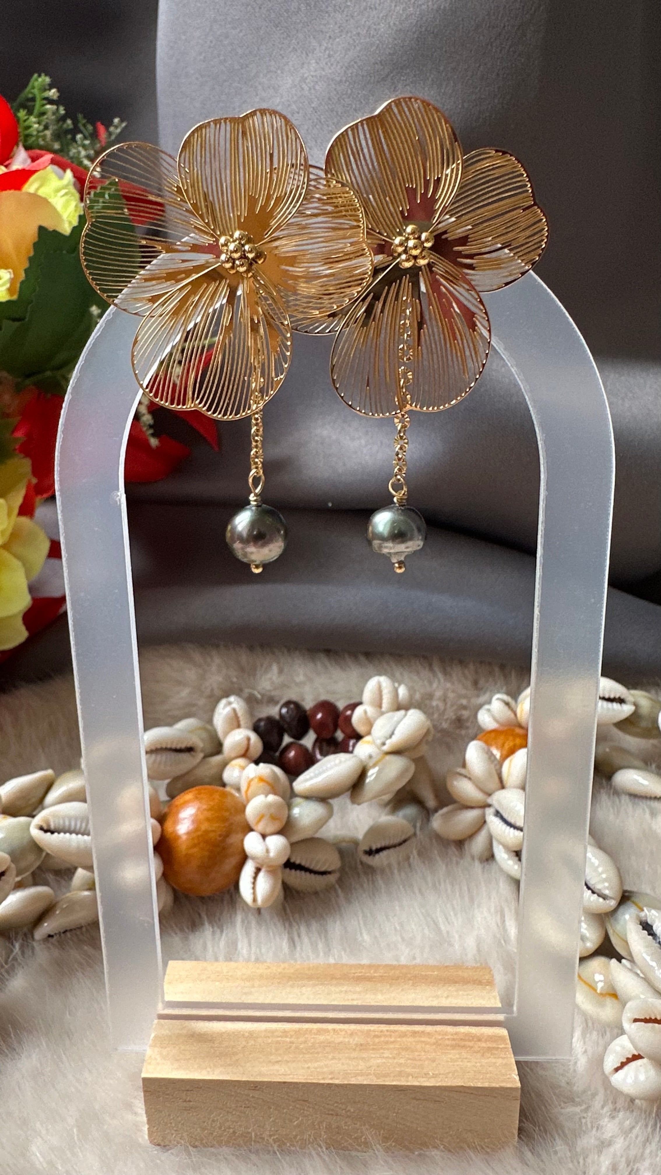 Boucles d'oreilles Teani