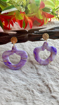 Boucles d’oreilles « Reflets du Chalain »