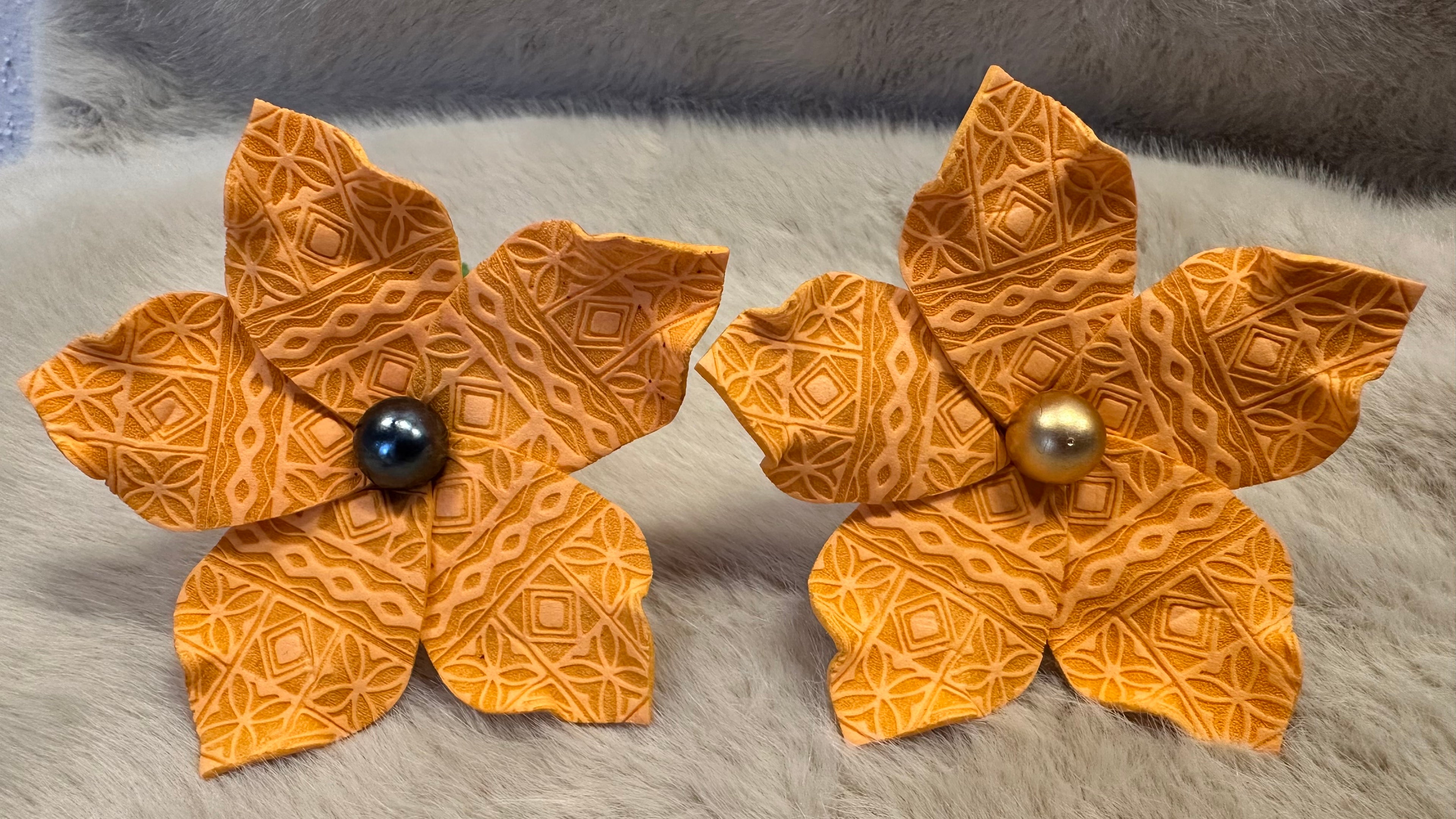 Fleur Tapa orange